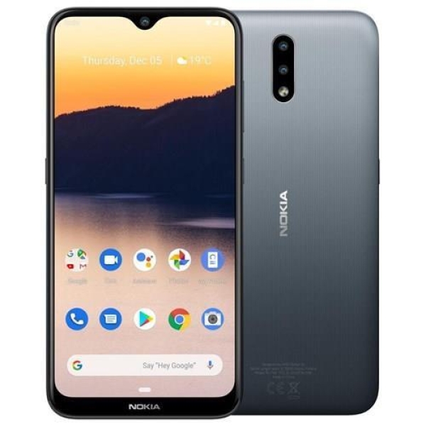Nokia 2.3 Charcoal Grey 32GB Dual SIM entsperrt 4G Smartphone sehr guter Zustand