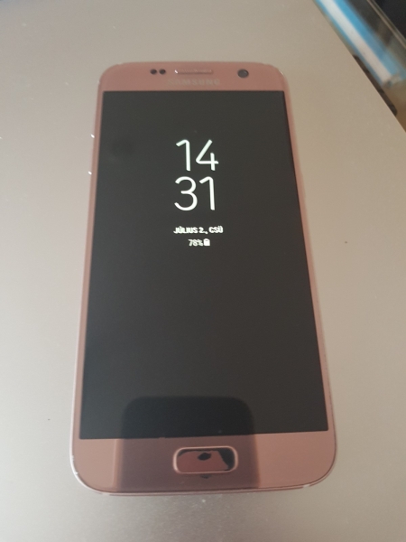 Samsung Galaxy S7 Smartphone 5,1 Zoll 32GB Android pink „akzeptabel“