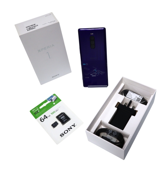 Sony Xperia 1 6,5″ Smartphone 4K OLED 128GB 6GB RAM Single SIM + 64GB microSD UK