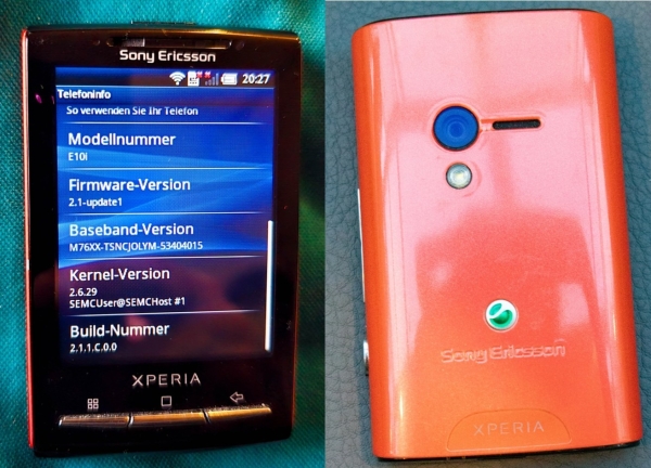 Sony Xperia X10 mini *getestet* Android Smartphone *Vintage* voll funktionsfähig