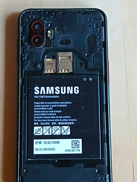 Samsung Galaxy XCover6 Pro 128GB Smartphone Schwarz Slate EB-BG736BBE