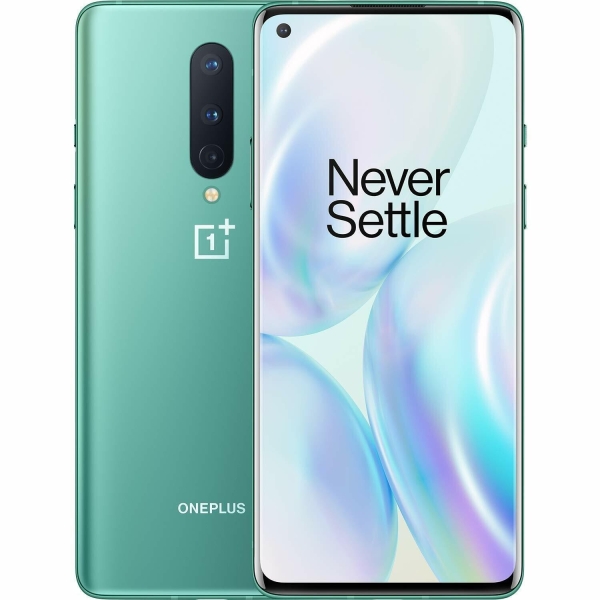 OnePlus 8 (Dual-SIM) – 128 GB – Smartphone glacial green (entsperrt)
