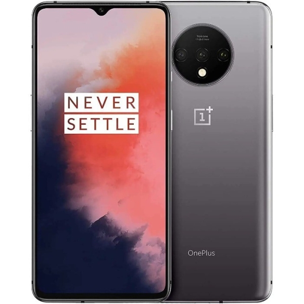 OnePlus 7T (Dual SIM) – 128 GB – Smartphone Frosted Silver (entsperrt)