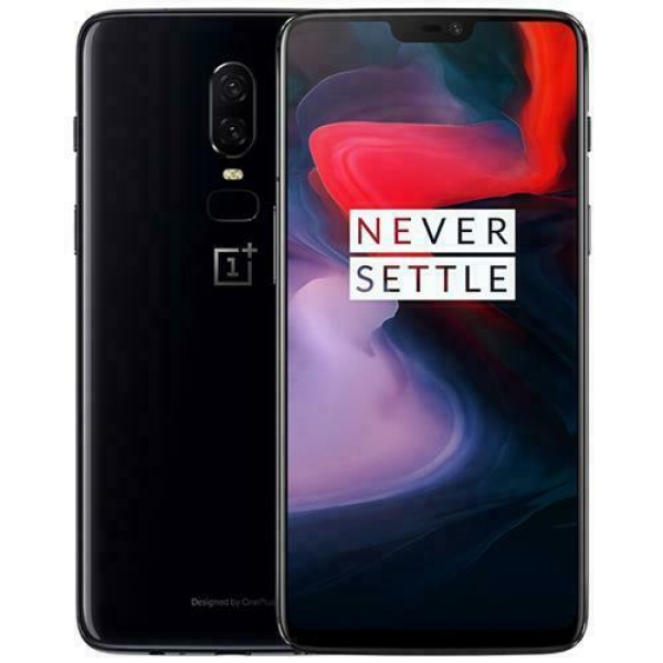OnePlus 6 – (Dual-SIM) – 64 GB – Smartphone Mirror Black (entsperrt) – Klasse A