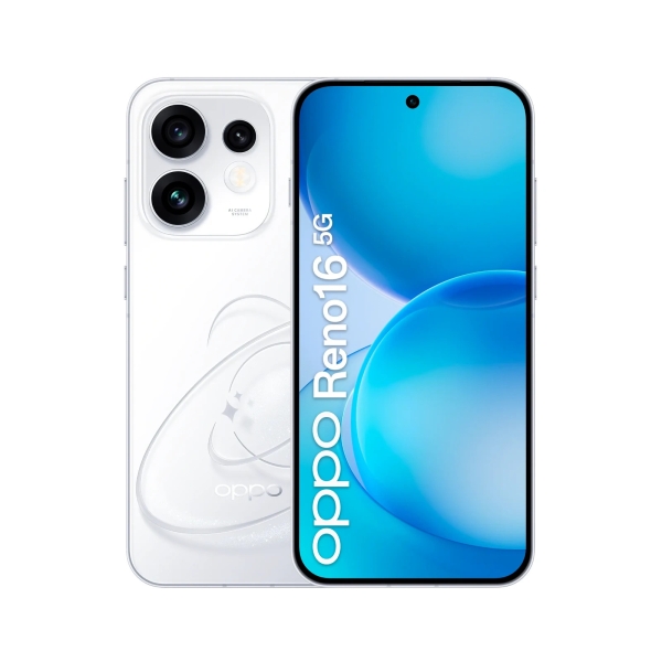 Handy Smartphone OPPO Reno16 5G 6,32″ Dual Sim 8+512GB Pop White