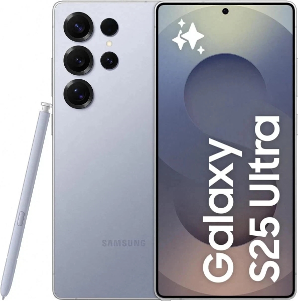 Samsung Galaxy S25 Ultra 5G Smartphone entsperrt 256GB 12GB RAM – silber blau