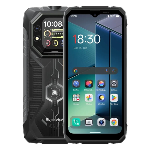Blackview Rock 1 Outdoor Smartphone Android 16 24GB RAM 256GB 15000mAh IP69K NFC