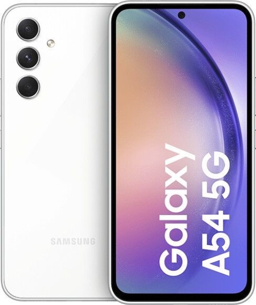 SAMSUNG Galaxy A54 5G 128GB Weiß – Sehr Gut – Smartphone