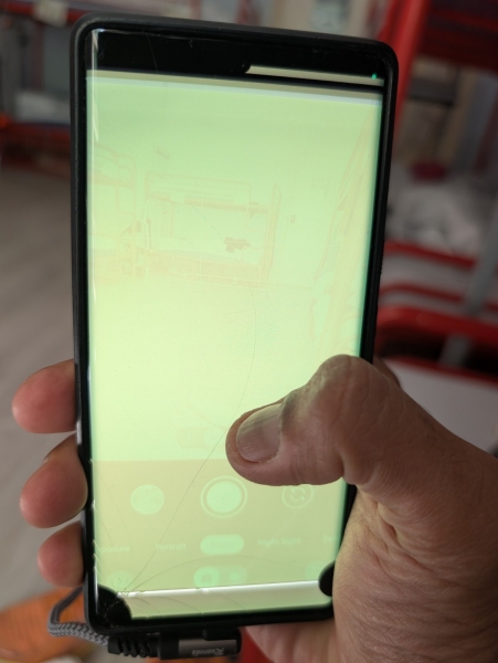 Google Pixel 6 Pro 128GB Stormy Black Smartphone – Displayfehler (Teile)