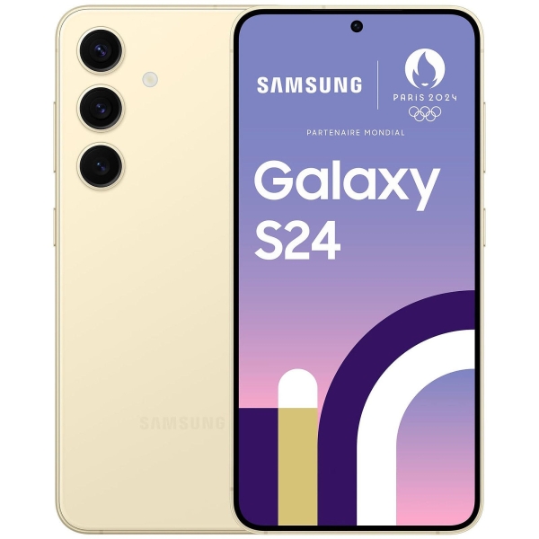 SAMSUNG Galaxy S24 5G 128GB Cream – Hervorragend – Smartphone