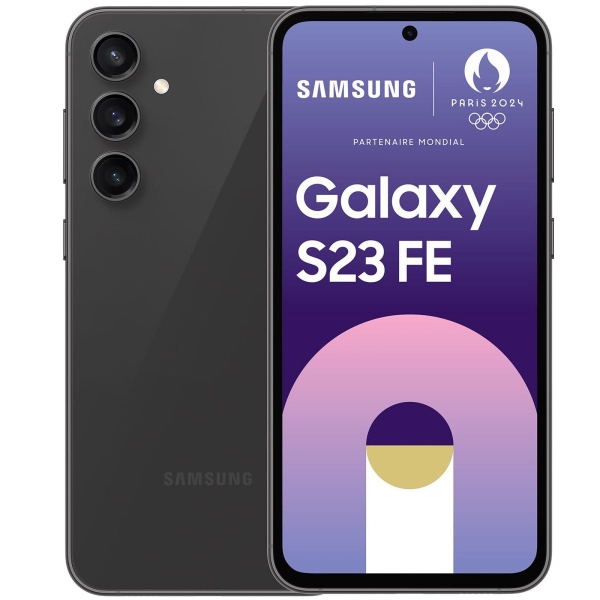 SAMSUNG Galaxy S23 FE 5G 256GB Graphite – Hervorragend – Smartphone