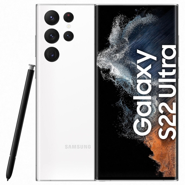 SAMSUNG Galaxy S22 Ultra 5G 256GB Phantom Weiß – Sehr Gut – Smartphone