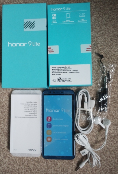 Huawei Honor 9 Lite – 32GB Speicher, 3GB RAM, Sapphire Blue Smartphone
