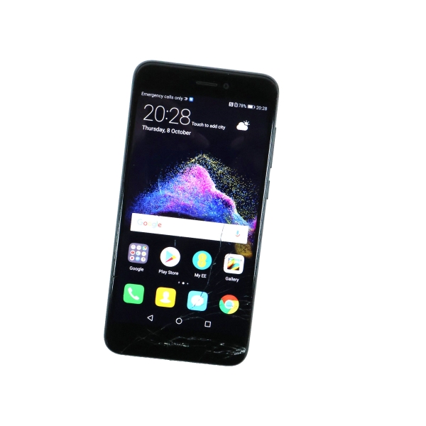 Huawei P8 Lite 2017 PRA-LX1 entsperrt Smartphone schwarz Display geplatzt funktioniert 368