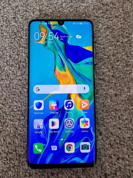 Huawei P30 Pro Aurora Blue 128GB Dual SIM 8GB RAM Smartphone