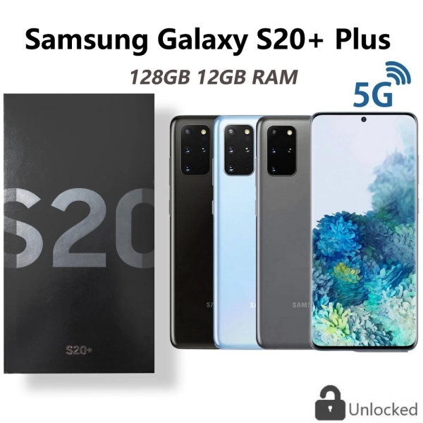 Neu Samsung Galaxy S20+ Plus 5G 128GB Handy Ohne Vertrag Smartphone Alle Farben