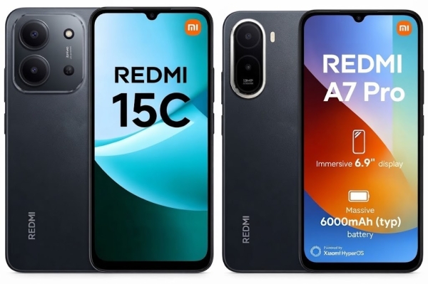 Xiaomi Redmi 15C 256GB & Redmi A7 PRO 64GB 8GB Ram Android Smartphone entsperrt