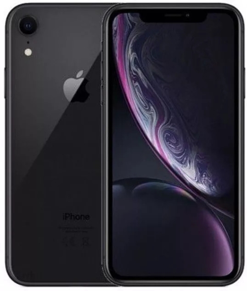Smartphone Apple iPhone XR 128 GB Schwarz Garantie | Kleiner Displayglasriss