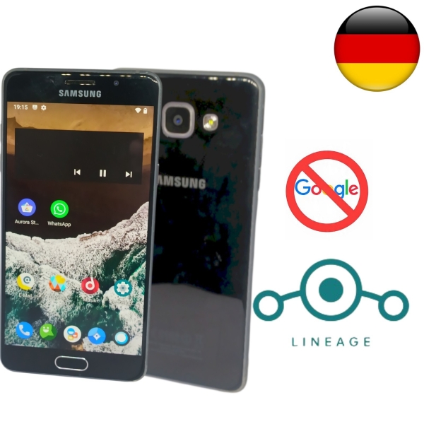 Samsung Galaxy A5 2016 Schwarz Android Smartphone A510F – DEGOOGLET LINEAGEOS