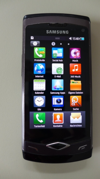 Samsung Wave GT-S8500  Smartphone funktionsfähig