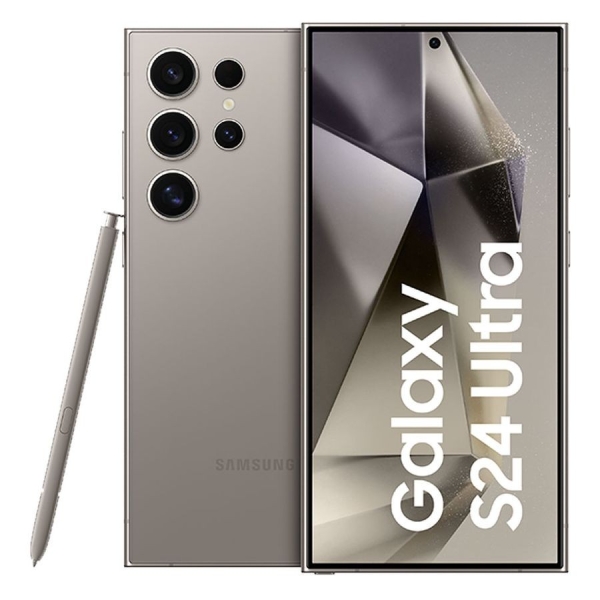 Samsung Galaxy S24 Ultra 256GB Titanium Gray (S928B) Dual-SIM Android Smartphone