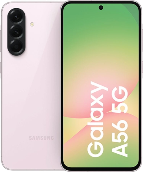 Samsung Galaxy A56 (A566B) 128 GB Awesome Pink Dual-SIM Android Smartphone