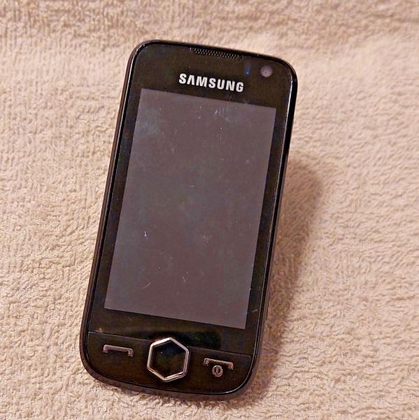 Samsung Smartphone Schwarz GB  unbekannt, mit Kamera 5,0, gebraucht,  ohne Akku