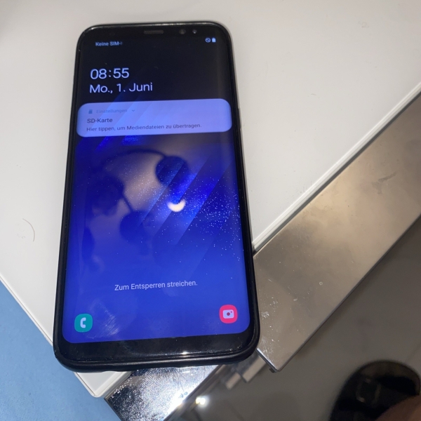 Samsung Galaxy S8 Smartphone 64 GB Schwarz 5,8 Zoll Slate gebraucht