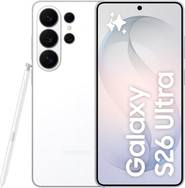 Samsung Galaxy S26 Ultra 5G Smartphone 512GB 12GB entsperrt SIM-frei – Weiß A