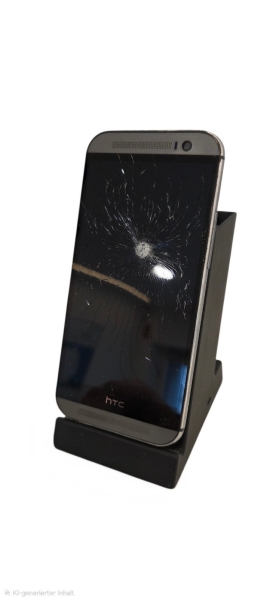 HTC  One M8 – 16GB – Glacial Silver Smartphone Handy – Defekt