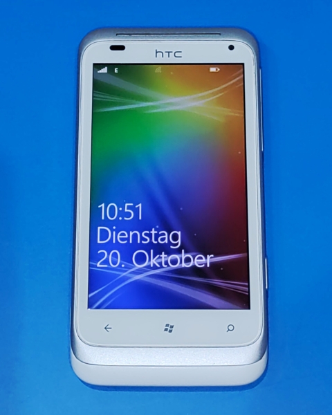 HTC Radar Windows Phone 7.8 6,55GB Silber/Weiß Smartphone Frei für Alle Karten