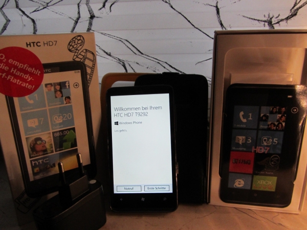 HTC  HD7 HD7 – 16GB – Schwarz (Ohne Simlock) Smartphone