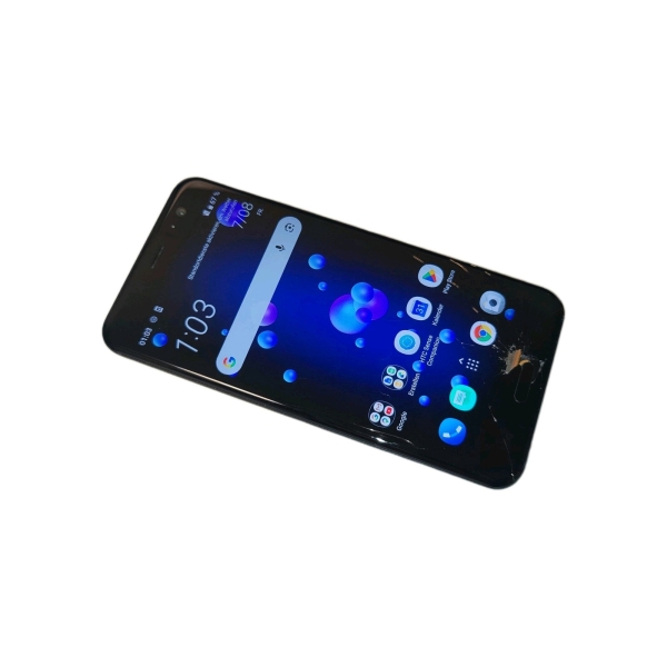 Smartphone HTC U11 64Gb  5,5″ Zoll Moonstone beschädigt funktioniert #6848