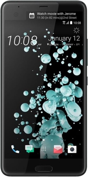 HTC U Ultra Smartphone Handy 64 GB Brilliant Black Dual Display – Sehr Gut