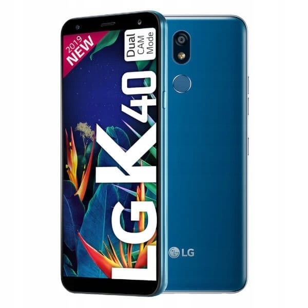 Smartphone LG K40 2/32GB LTE Dual Sim X420EMW Blau ohne Simlock | Zustand: TOP
