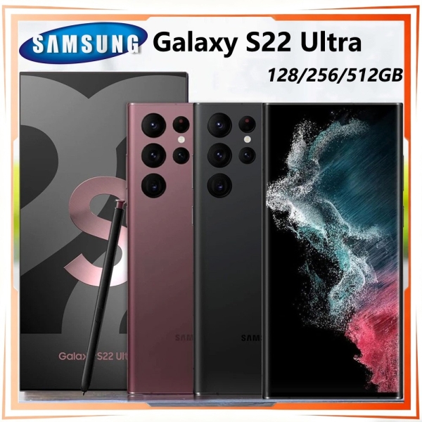 Neu Samsung Galaxy S22 Ultra 128GB/256GB/512GB Ohne Vertrag Smartphone SM-S908U